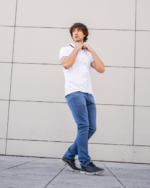 Pantalón semi recto elastizado