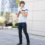 Pantalón semi recto óxido azul