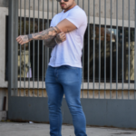 P. Hombre Semi Recto Elastisado.