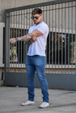 P. Hombre Semi Recto Elastisado.