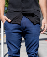 Pantalón corte chino jean - Imagen 6