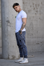 P.hombre Jogger Mom C/R Negro Nevado. - Imagen 2