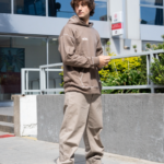 PANTALON BAGGY GABARDINA BEIGE