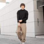 PANTALON BAGGY GABARDINA CAKI