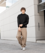 PANTALON BAGGY GABARDINA CAKI