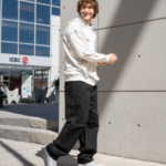 PANTALON BAGGY GABARDINA NEGRO