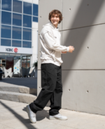 PANTALON BAGGY GABARDINA NEGRO