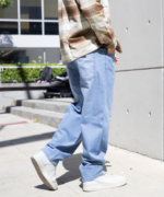 PANTALON BAGGY CELESTE - Imagen 2