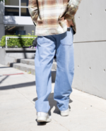 PANTALON BAGGY CELESTE - Imagen 5