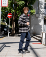 Pantalón clásico rígido azul - Imagen 3