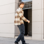 Pantalón clásico rígido óxido